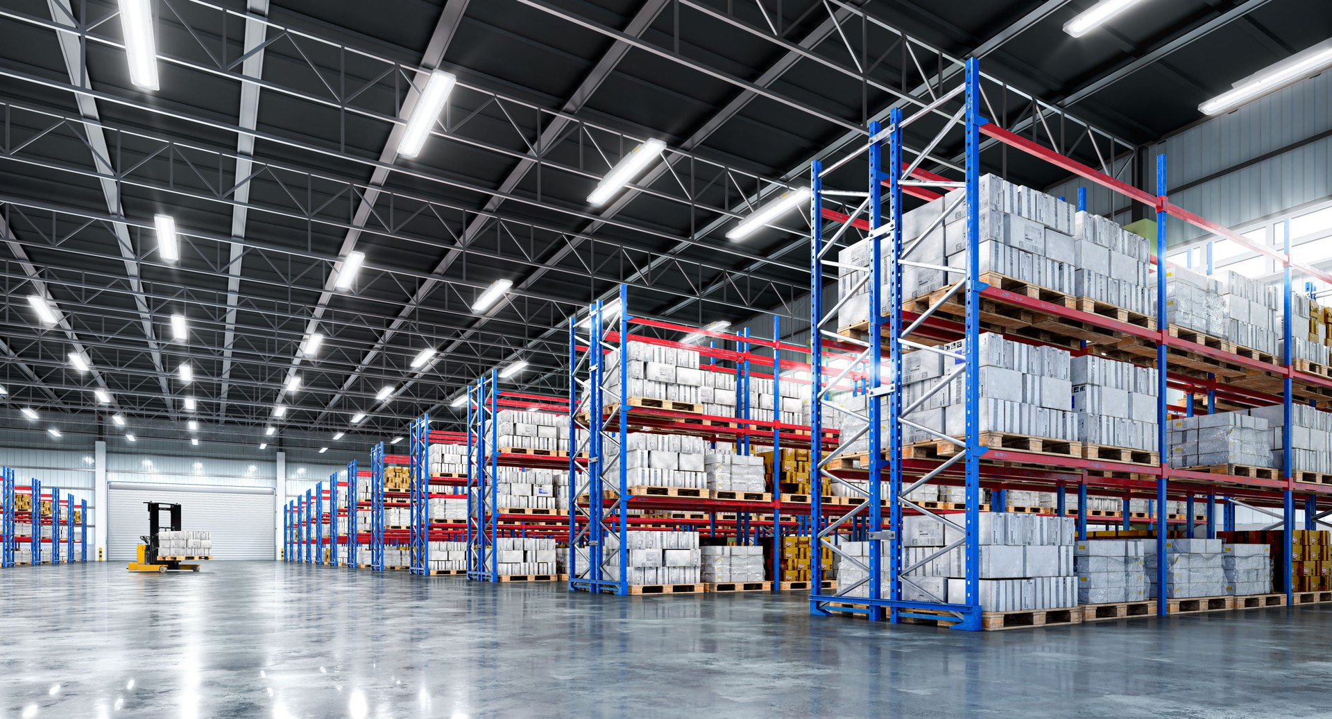 Interior of a warehouse of W. Niemann